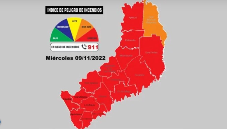 riesgo de incendios