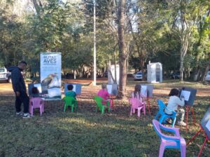 Avistaje de aves y educación ambiental en la Fiesta Colonial de Ruiz de Montoya